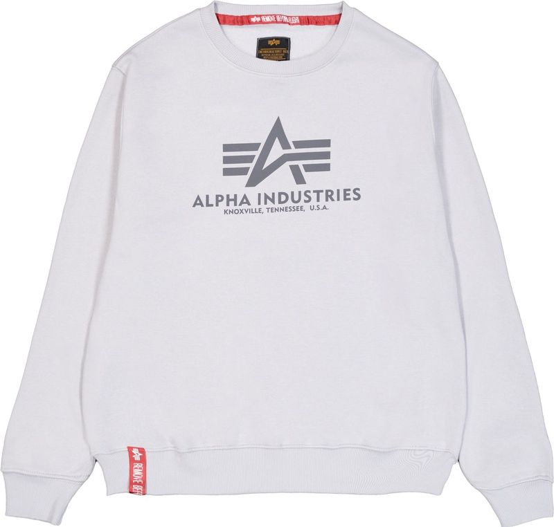 Basic - Sweater - Grijs - Katoen/Polyester