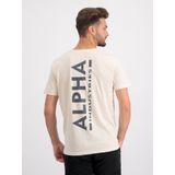 Alpha Industries - Backprint T - T-shirt - Zwart - 100% Katoen