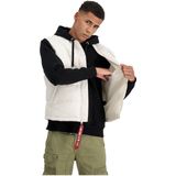 Alpha Industries - Puffer Light Weight Vest - Zwart - Polyester Taffeta