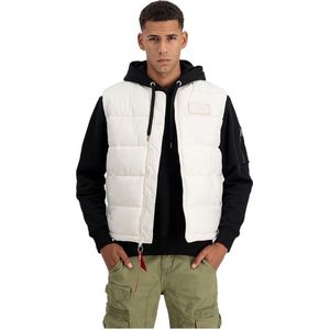 Alpha Industries - Puffer Light Weight Vest - Zwart - Polyester Taffeta