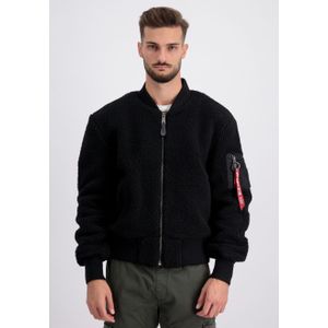 Alpha Industries - Sherpa Bomberjack - Zwart - 100% Polyester