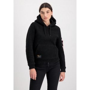 Alpha Industries Damen Teddy Hoody Wmn Black