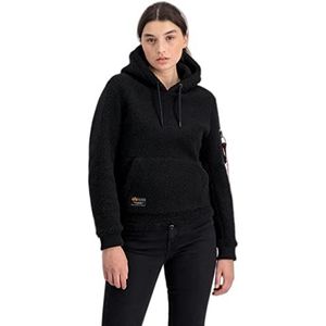 Alpha Industries Teddy Hoody Sweat met capuchon voor dames Black