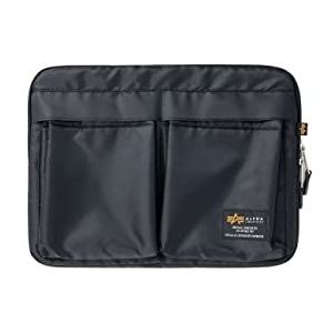 Alpha Industries Label Notebooktas praktische laptoptas Black