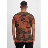 Alpha Industries T-Shirt »Alpha Industries Men - T-Shirts Basic T Small Logo Camo«