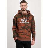 Alpha Industries - Basic Camo Hoodie - Regular Fit - Katoen en Polyester