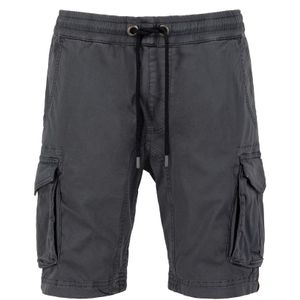 Alpha Industries - Cotton Twill Jogger Short - Zwart - Katoen/Elastaan