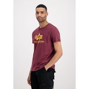 Alpha Industries Basic T-shirt Met Korte Mouwen 2 Eenheden Groen Rood M Man