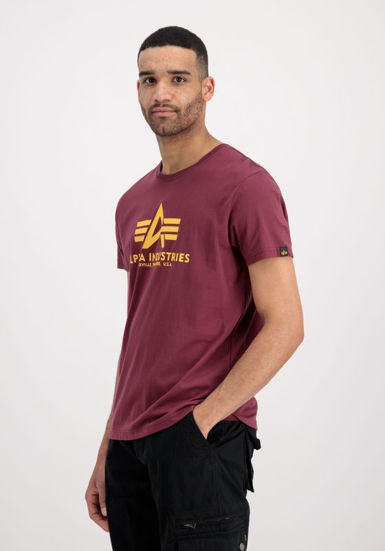 Alpha Industries Basic T-shirt Met Korte Mouwen 2 Eenheden Groen Rood M Man