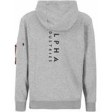 Alpha Industries - Reflective Print Hoodie - Zwart - French Terry