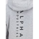 Alpha Industries - Reflective Print Hoodie - Zwart - French Terry