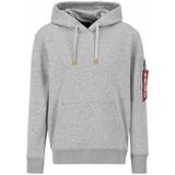 Alpha Industries - Reflective Print Hoodie - Zwart - French Terry