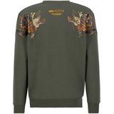 ALPHA INDUSTRIES - EMB Sweater - Animal Print - Regular Fit - Ongvoering