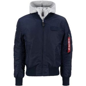 Bomberjack - Glanzend - Licht Gevoerd - Normale Pasvorm - Logoprint