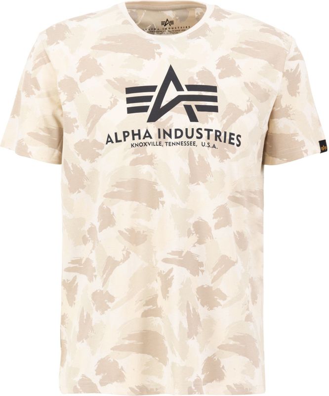 Alpha Industries - Camo T-shirt - Groen - 100% Katoen