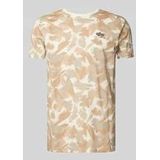 Alpha Industries - Basic Small Logo Camo T-Shirt - Camo - Katoen