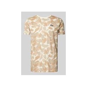 Alpha Industries - Basic Small Logo Camo T-Shirt - Camo - Katoen