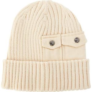 ALPHA INDUSTRIES Alpha Industries Utility Beanie Warmes Uniseks muts, Jet Stream wit