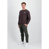 Basic - Sweater - Rood - Katoen - Klein Borstlogo