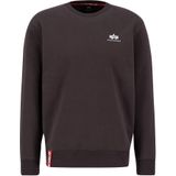 Basic - Sweater - Rood - Katoen - Klein Borstlogo