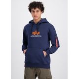 Alpha Industries - Basic Rubber Hoodie - Grijs - Katoen