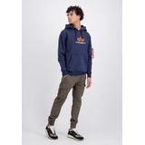 Alpha Industries - Basic Rubber Hoodie - Grijs - Katoen