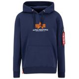 Alpha Industries - Basic Rubber Hoodie - Grijs - Katoen