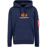 Alpha Industries - Basic Rubber Hoodie - Grijs - Katoen