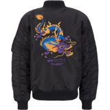 Alpha Industries - Ma-1 Dragon Emb Jas - Groen - Synthetisch - Heren