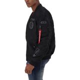 Alpha Industries, Heren, Jassen, Zwart, Maat: L Nylon,