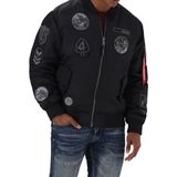Alpha Industries, Heren, Jassen, Zwart, Maat: L Nylon,