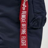 Alpha Industries, Heren, Jassen, Blauw, Maat: M Nylon,