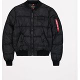 Alpha Industries MA-1 Puffer Bomber Jacket voor heren Black