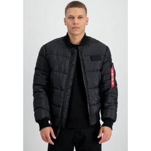 Alpha Industries - MA-1 Puffer Bomber - Black - Met Ribboord