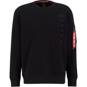 Sweater - Zwart - 80% Katoen, 20% Polyester - Regular Fit