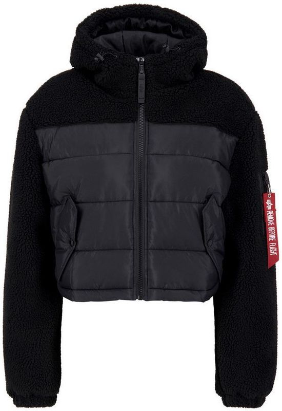 ALPHA INDUSTRIES - Teddy Puffer - Winterjas - Zwart - Warm