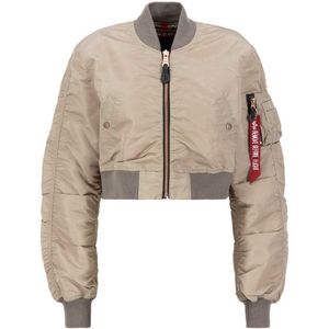 ALPHA INDUSTRIES - MA-1 Boxy - Bomberjack - Zwart - Licht Gevoerd