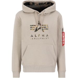 Alpha Industries - Camo TPU Hoodie - Groen - Katoen/Polyester