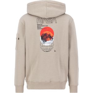 Alpha Industries - NASA Orbit - Hoodie - Zwart - Katoen