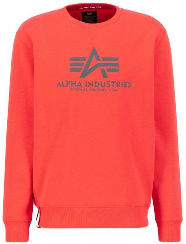 Alpha Industries Basic Sweatshirt voor heren Radiant Red
