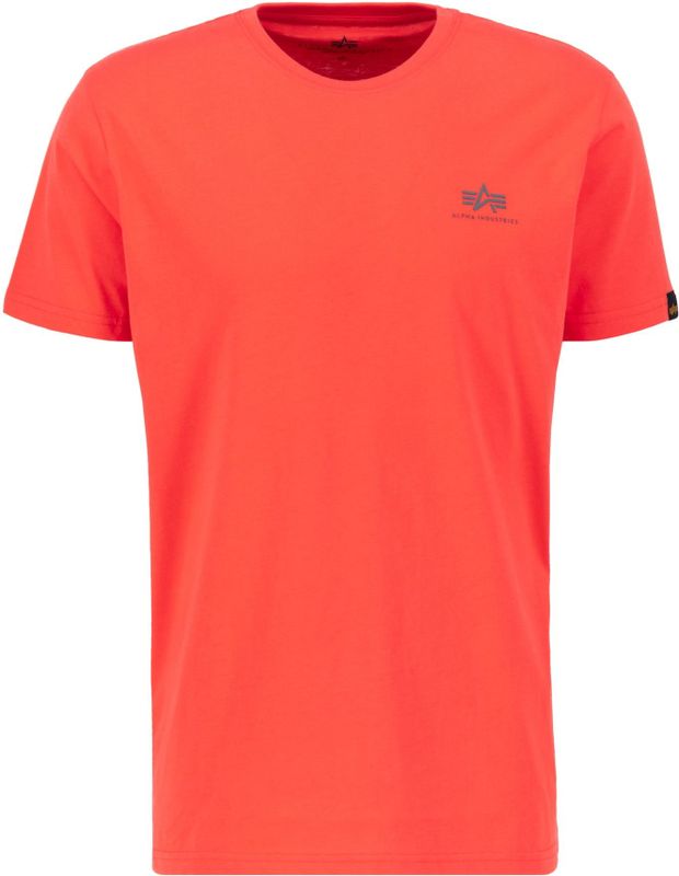T-Shirt mit Label-Print