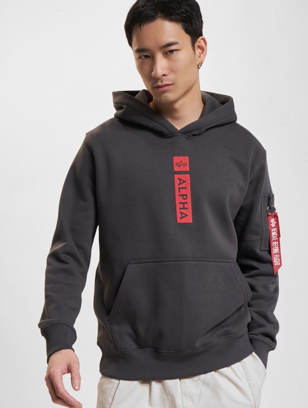Hoodie mit Label-Print