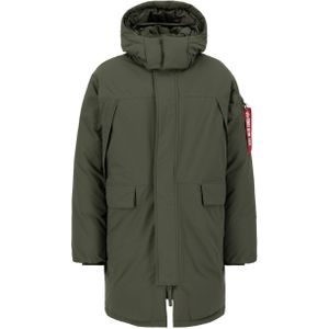 Alpha Industries - Puffer Park - Winterjas - Zwart - 60% Katoen, 40% Nylon