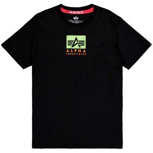 Alpha Industries Satin Logo T T-shirt Met Korte Mouwen