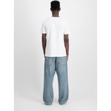 Alpha Industries Satin Logo T T-shirt Met Korte Mouwen