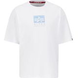 Alpha Industries Satin Logo T T-shirt Met Korte Mouwen