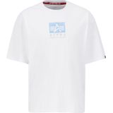 Alpha Industries Satin Logo T T-shirt Met Korte Mouwen