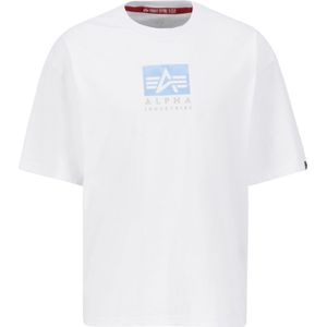 Alpha Industries Satin Logo T T-shirt Met Korte Mouwen