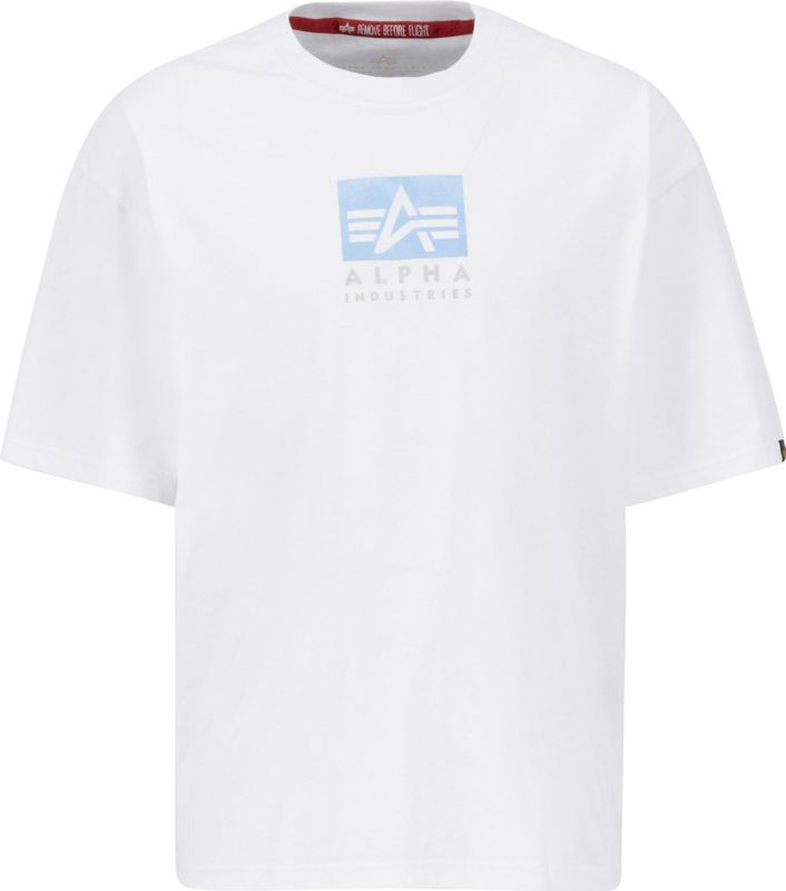 Alpha Industries Satin Logo T T-shirt Met Korte Mouwen