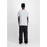 Alpha Industries - Satin Logo T - T-shirt - Zwart - Katoen